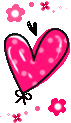 Gif animé coeur qui flotte